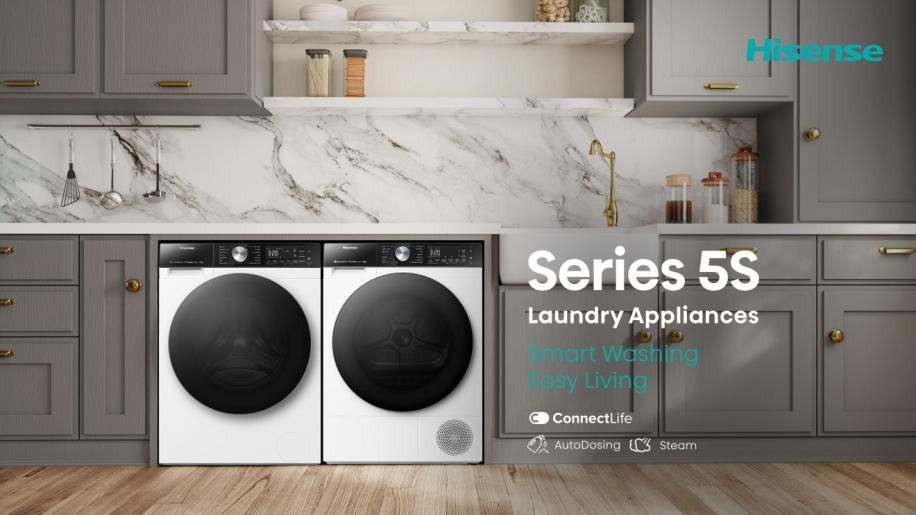 Hisense DH5S102BB Warmtepompdroger 10 kg - Zwart