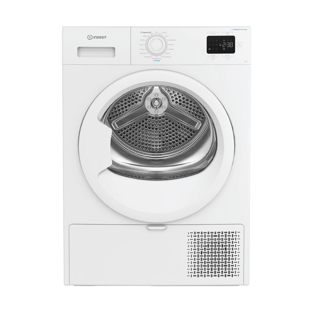 Indesit IDHE90WIRE Warmtepompdroger 9 kg - Wit