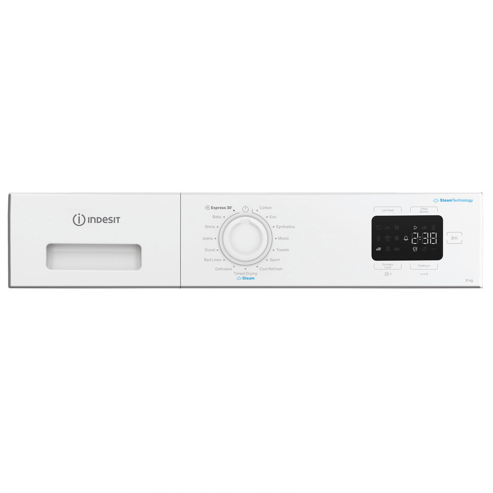 Indesit IDHE90WIRE Warmtepompdroger 9 kg - Wit