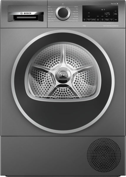 Bosch WQG245R1GB Serie 6 Warmtepompdroger 9 kg - Gietijzergrijs